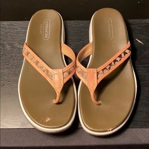 Coach Flip Flops